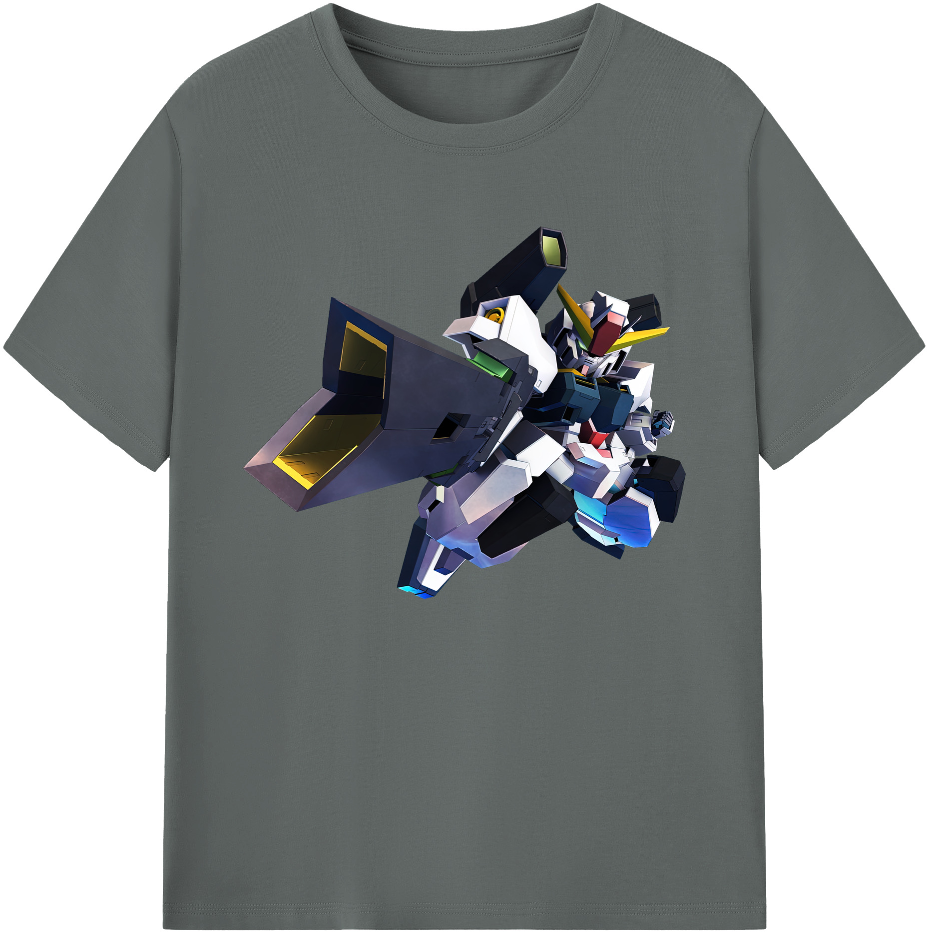 （画像用） 機動戦士ガンダム Mobile Suit Gundam 綿100％ メンズ半袖Tシャツ｜肌触りやわらか＆通気性
